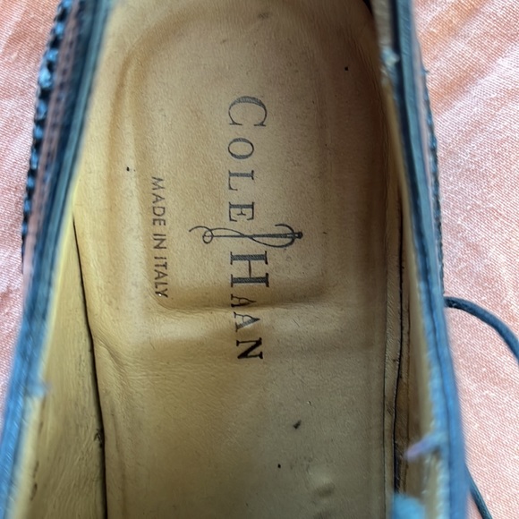 Men’s Cole Haan Black Brogues size 10.5 - Picture 6 of 8
